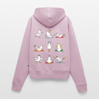 Yoga Möwen - Frauen Premium Kapuzenjacke - Altrosa