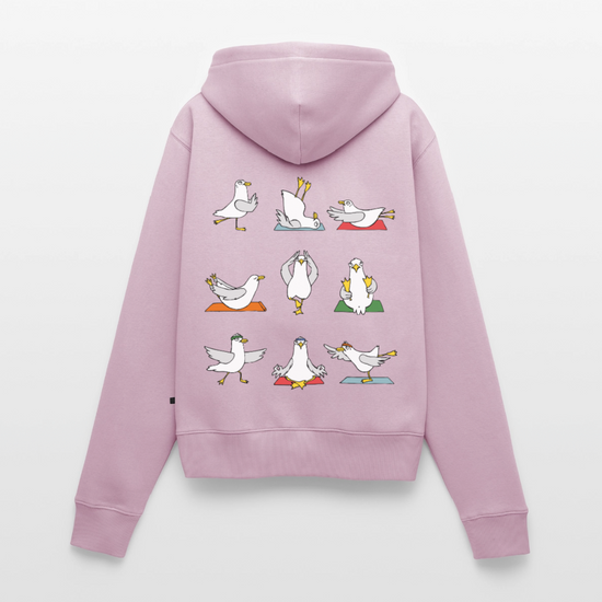 Yoga Seagulls - Women's Premium Zip Hoodie