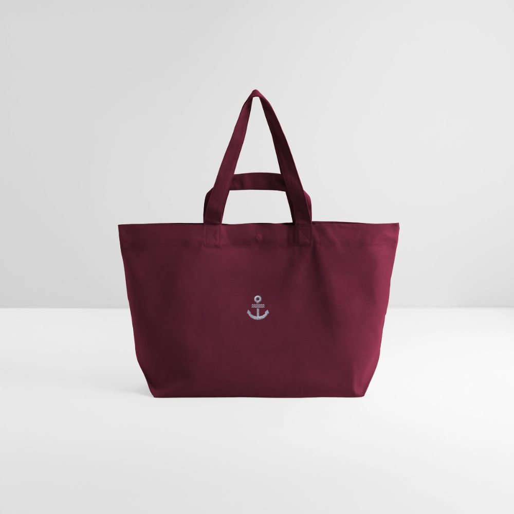 Anker - Recycelte Shopping Bag - Burgunderrot