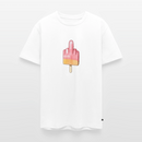 Mittelfinger-Eis - Unisex Premium T-Shirt - Weiß