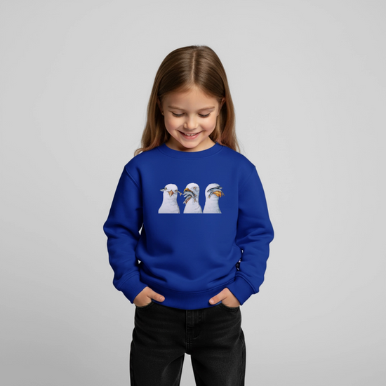 Three Wise Gulls - Kids Premium Pullover