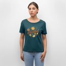 Strandkind -  Relaxed Frauen Bio-T-Shirt - Dunkles Petrol