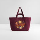 Strandkind - Recycelte Shopping Bag - Burgunderrot