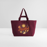 Strandkind - Recycelte Shopping Bag - Burgunderrot