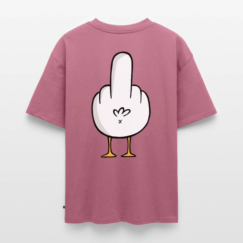 F**k You Möwe - Unisex Premium Oversized Bio T-Shirt - Mauve
