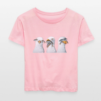 Drei weise Möwen - Relaxed Frauen Bio-T-Shirt - Hellrosa