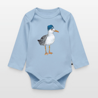Hauk Original - Baby Bio-Langarm-Body - Hellblau