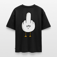 F**k You Möwe - Unisex Premium Oversized Bio T-Shirt - Schwarz