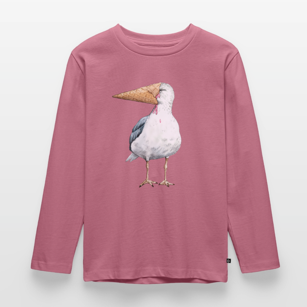 Eisvogel - Kinder Premium Langarmshirt - Mauve