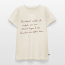 Ab an den Strand  - Frauen Premium T-Shirt - Naturweiß