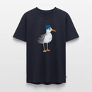 Hauk Original - Männer Bio-T-Shirt mit V-Ausschnitt - Navy