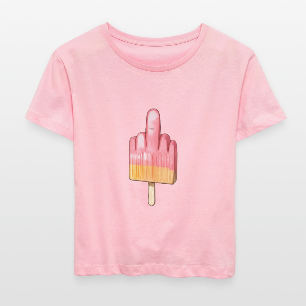 F**k You Eis - Relaxed Frauen Bio-T-Shirt - Hellrosa