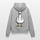 F**k You Möwe - Frauen Premium Hoodie - Grau meliert
