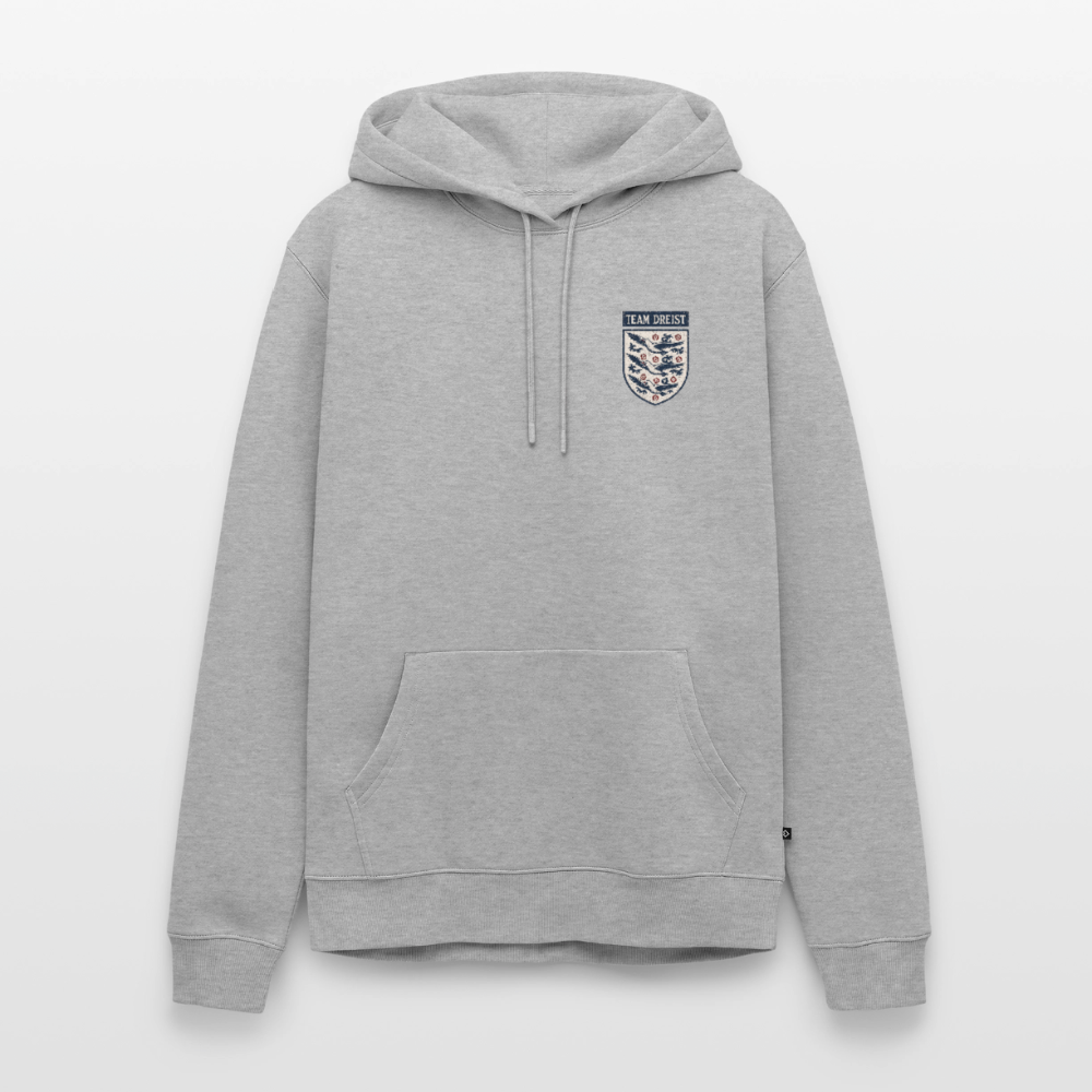 Team Dreist - Unisex Premium Hoodie - Grau meliert