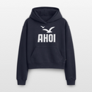 Ahoi - Cropped Oversized Heavyweight Frauen Hoodie - Navy
