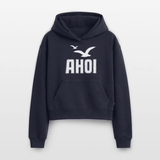 Ahoi - Cropped Oversized Frauen Hoodie
