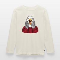 Möwe allein zu Haus - Kinder Premium Langarmshirt - Naturweiß