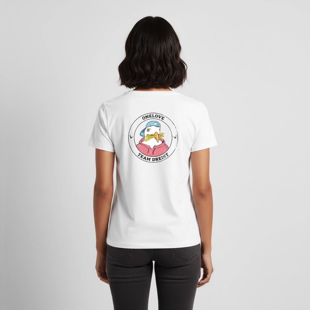Team Dreist - Frauen Premium T-Shirt - Weiß