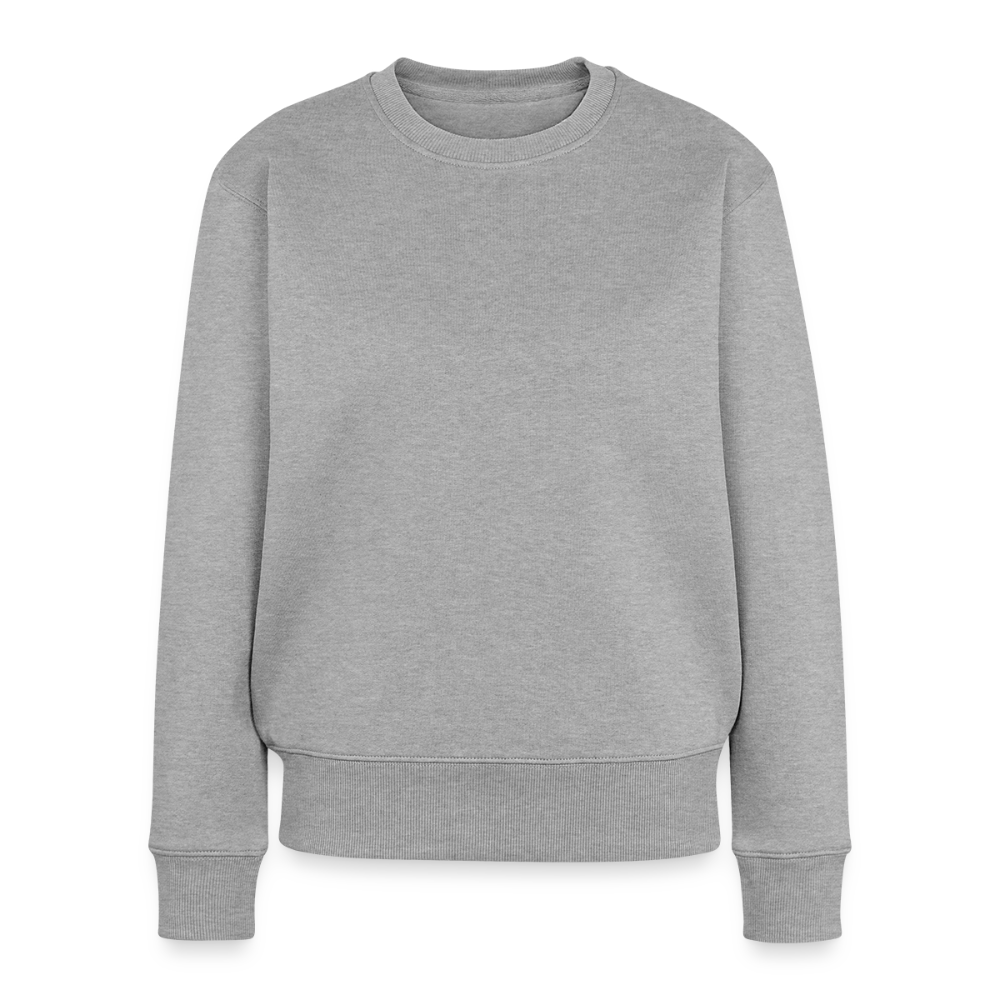 Ab an den Strand  - Frauen Premium Pullover - Grau meliert