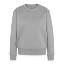 Ab an den Strand  - Frauen Premium Pullover - Grau meliert