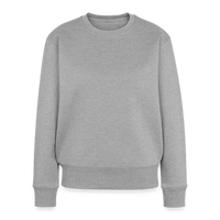 Ab an den Strand  - Frauen Premium Pullover - Grau meliert