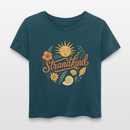 Strandkind -  Relaxed Frauen Bio-T-Shirt - Dunkles Petrol
