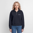 Sonne, Strand & Meer Club - Relaxed Frauen Half Zip Sweatshirt - Navy
