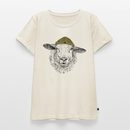 Wolle Schaf - Frauen Premium T-Shirt - Naturweiß