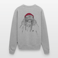 Kurt Hansen Walross - Unisex Premium Pullover - Grau meliert
