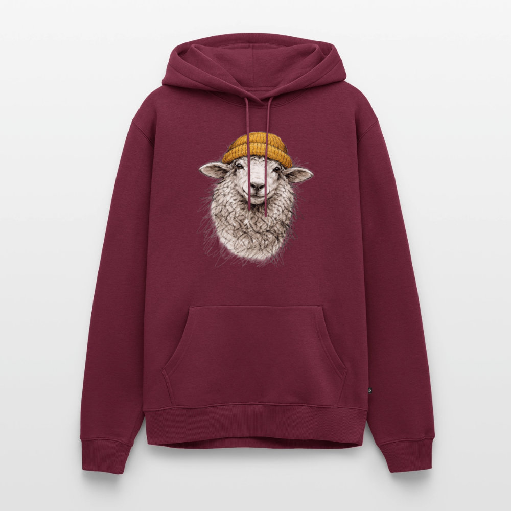 Schaf - Unisex Premium Hoodie - Burgunderrot