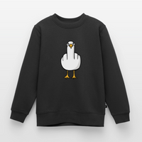 F**k You Möwe - Kinder Premium Pullover - Schwarz