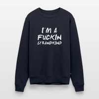 I'm a fuckin Strandkind - Unisex Premium Pullover - Navy