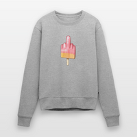 F**k You Eis - Frauen Premium Pullover - Grau meliert