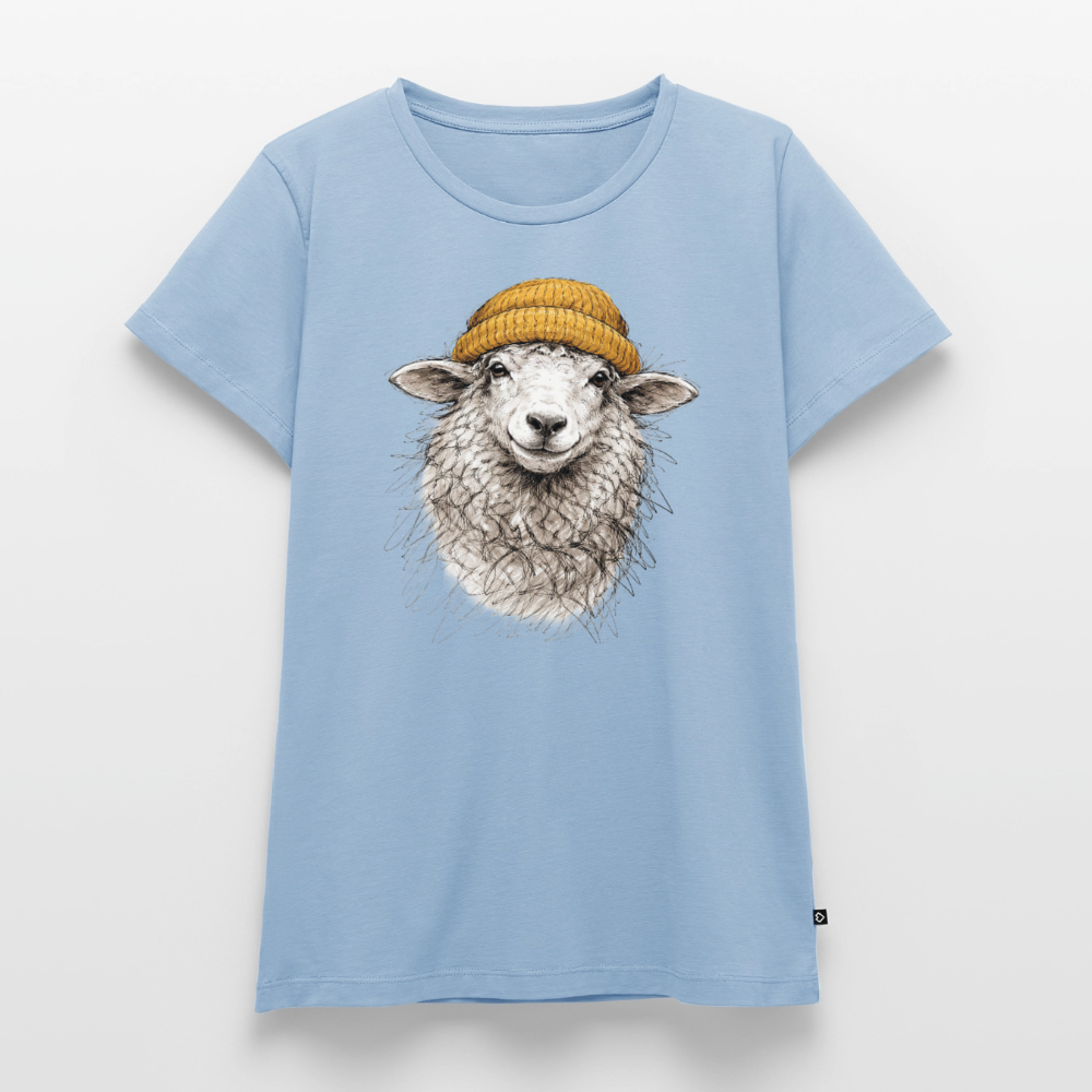 Schaf - Frauen Premium T-Shirt - Hellblau