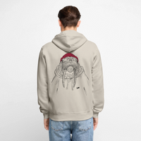Kurt Hansen Walross - Premium Kapuzenjacke - Beige