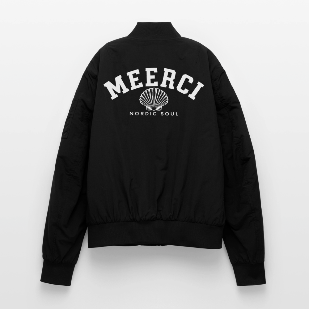MEERCI - Unisex Bomberjacke - Schwarz