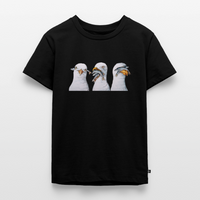 Drei Weise Möwen - Kinder Premium T-Shirt - Schwarz