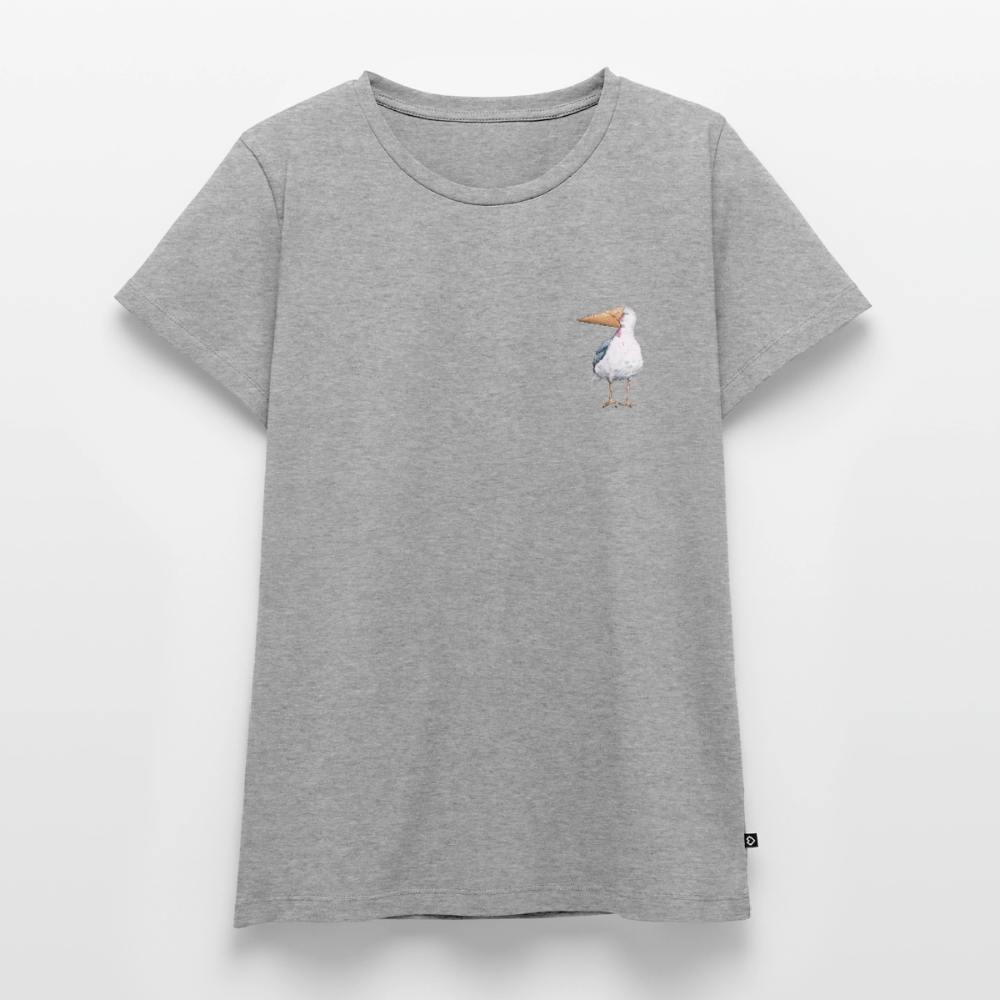 Eisvogel - Frauen Premium T-Shirt - Grau meliert