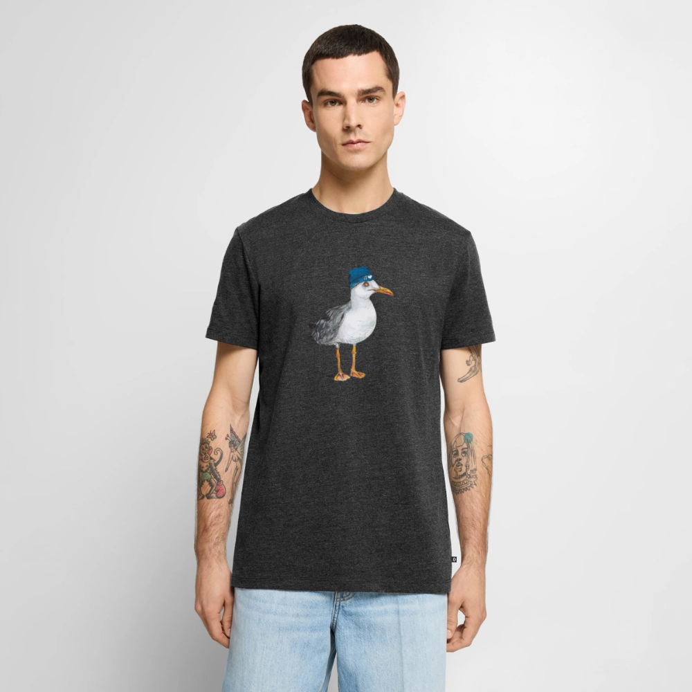 Hauk - Unisex Premium T-Shirt - Anthrazit meliert