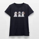 Drei weise Möwen - Frauen Premium T-Shirt - Navy
