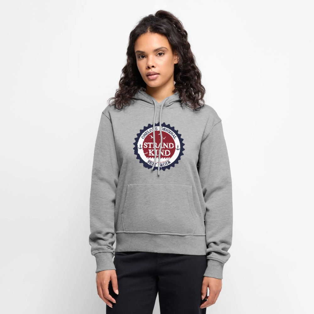 Strandkind Original - Frauen Premium Hoodie - Grau meliert