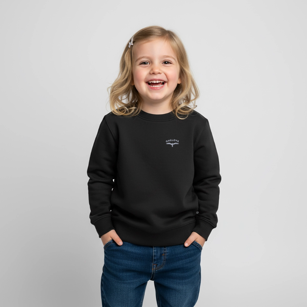 ONELOVE Möwe - Kinder Premium Pullover - Schwarz