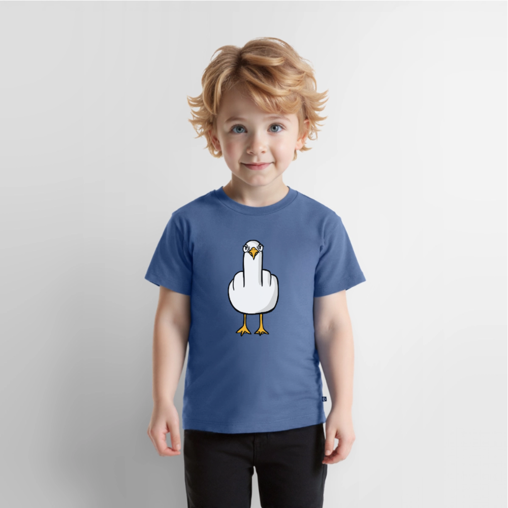 F**k You Möwe - Kinder Premium T-Shirt - Taubenblau