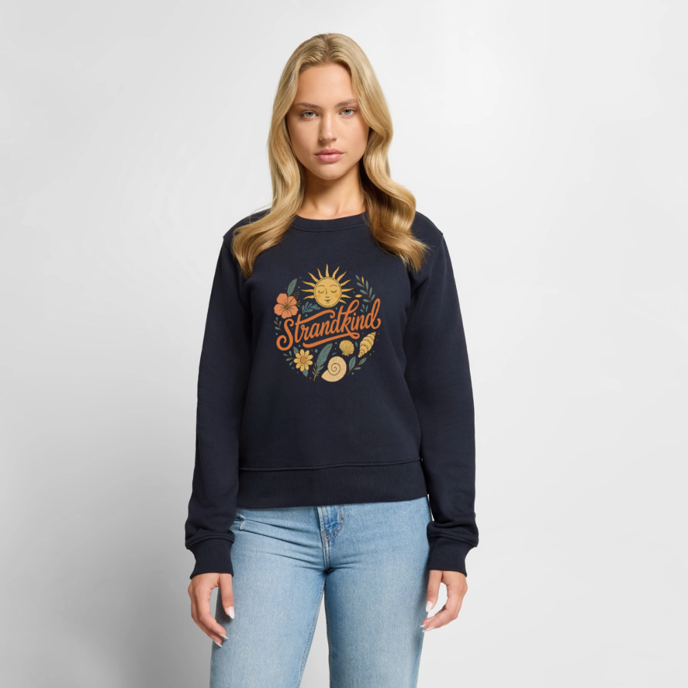 Strandkind - Frauen Premium Pullover - Navy