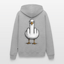 F**k You Möwe - Unisex Premium Hoodie - Grau meliert