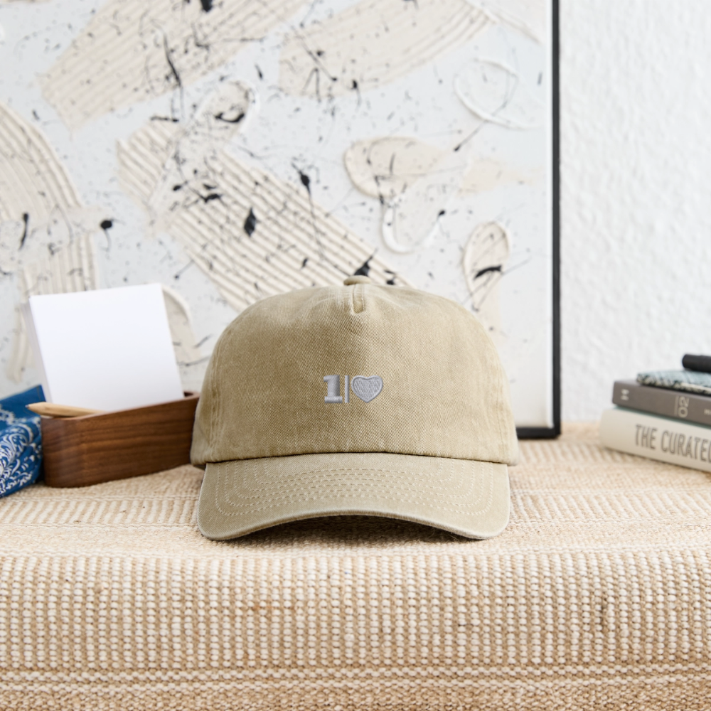 ONELOVE - Relaxed Vintage Cap - Vintage Beige