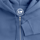Team Dreist - Unisex Premium Kapuzenjacke - Taubenblau