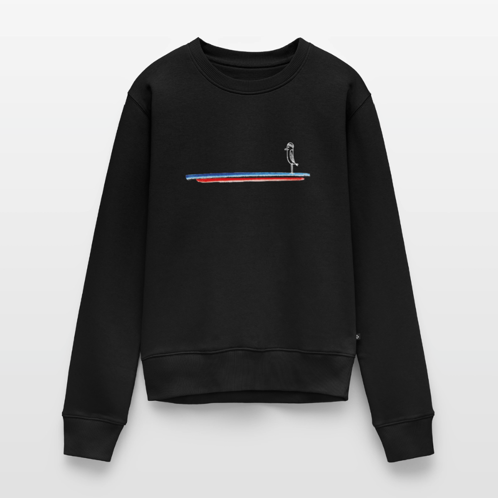 Piepmatz - Frauen Premium Pullover - Schwarz