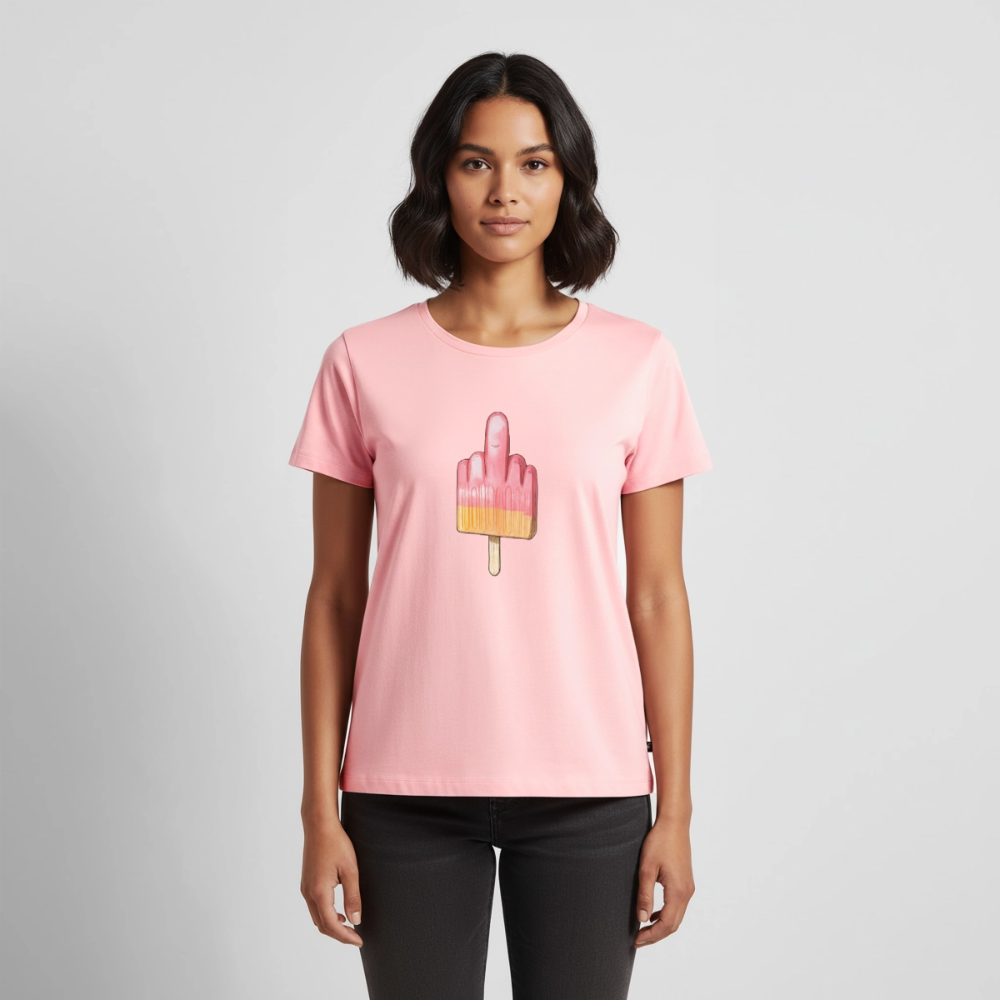 F**k You Eis - Frauen Premium T-Shirt - Rosa
