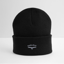 ONELOVE Möwe - Bestickte Wintermütze - Schwarz
